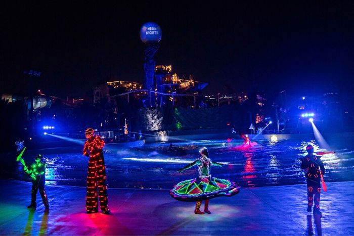 Neon Night At Yas Waterworld