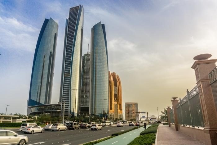 Etihad Towers Road Image Abu Dhabi