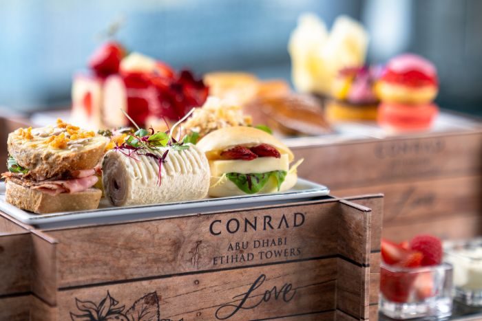 Summer afternoon tea at Conrad Abu Dhabi Etihad Towers