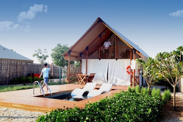 Glamping in abu dhabi