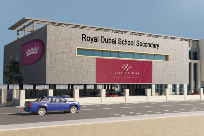 Exterior of GEMS Royal Dubai School