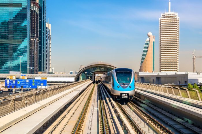 Metro in Dubai