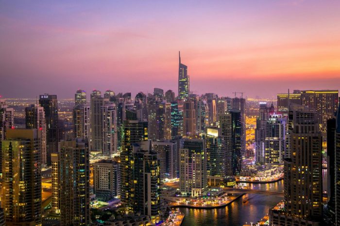 Featuring a Dubai skyline for top tips for new teachers in the UAE