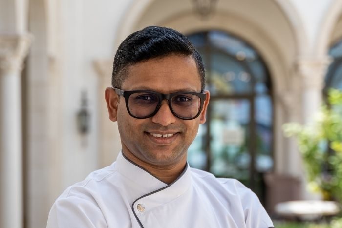 Chef Rasika Nuwan Jayawickrama at troons golf club abu dhabi