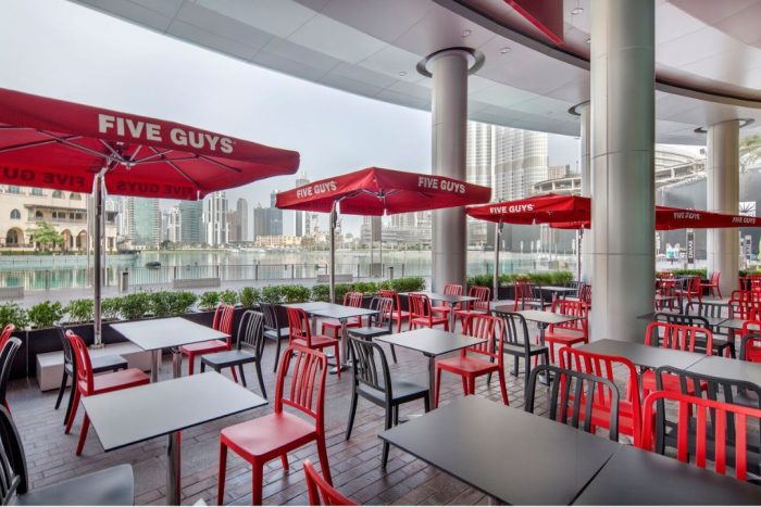 five guys celebrates 10 years here in the united arab emirates