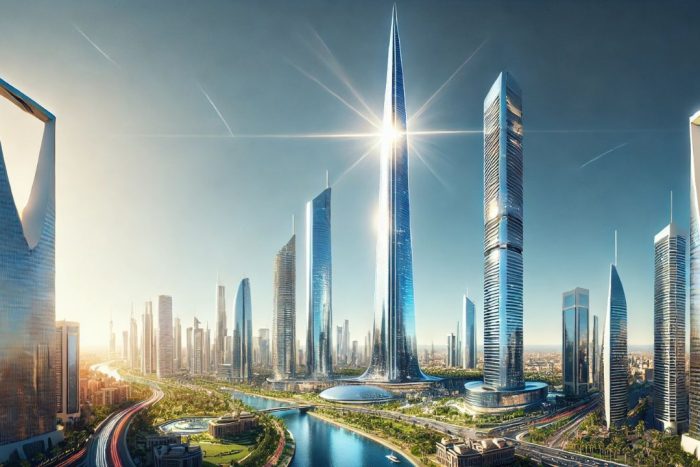 Ai Generated Image Of Jeddah Tower, To Surpass Burj Khalifa As The Tallest Tower In The World