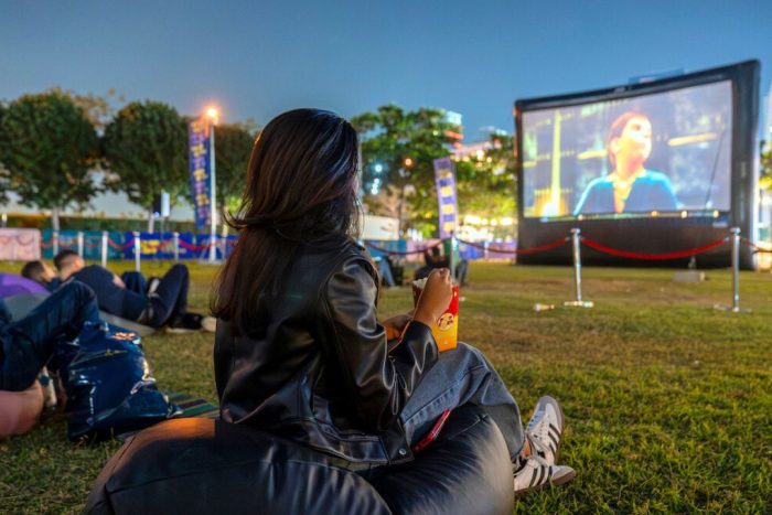 JLT Park Under the Stars Cinema, outdoor cinema in dubai for families