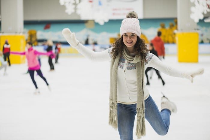 Ice skating at Zayed sports city abu dhabi